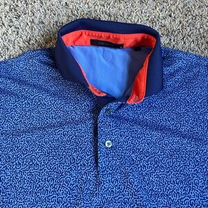 Greyson Golf Polo Shirt Medium Bethel University Royals Minnesota Animal Print